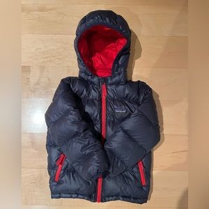 Patagonia Kids' Hi-Loft Down Sweater Hoody Size 4T